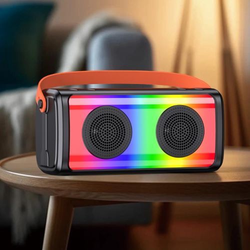 3" 10W, rechargeable speaker, LED light, Bluetooth-SD-USB-AUX