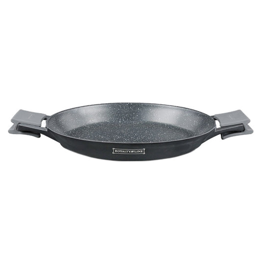 36 cm, paella pan, marble coated die cast aluminium, removeable handle, Royalty Line