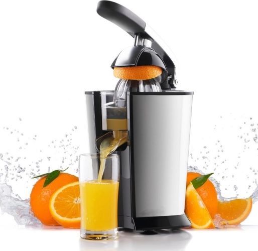 85W, metal, citrus juicer, 2 Cones, anti-drip, cord-storage, Royalty Line RL-CPE85.287