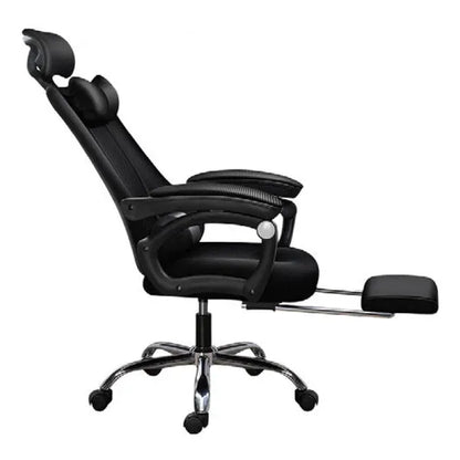 Manager Office Chair, Fabric, Up to 100kg, Removable flexible 3D headrest, Black