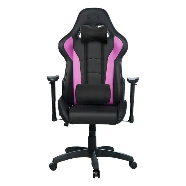 COOLERMASTER Gaming Chair, PU Leather, Up to 150kg, Black/Purple