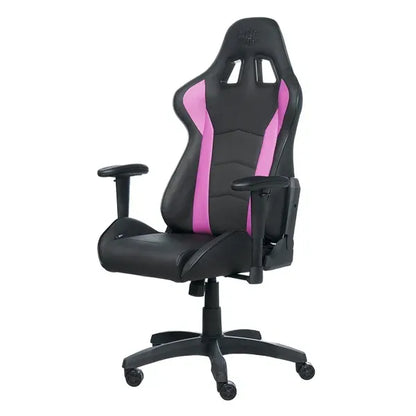 COOLERMASTER Gaming Chair, PU Leather, Up to 150kg, Black/Purple