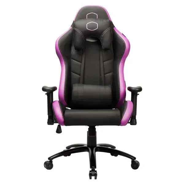 COOLERMASTER Gaming Chair, PU Leather, Up to 150kg, Black/Purple