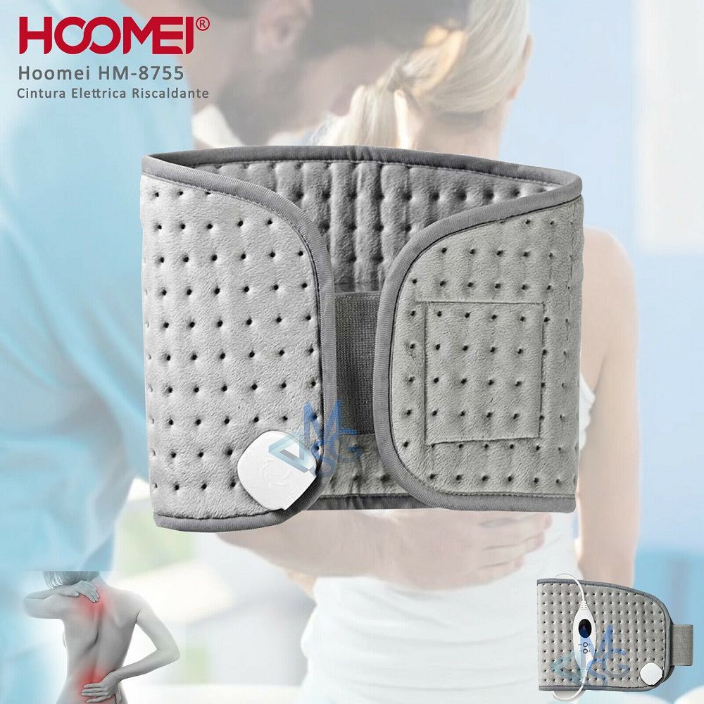 100W, electric heating belt, lumbar heat pad, 6 levels of heat, Hoomei