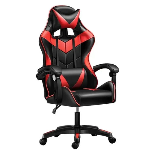 Black/Red Gaming Chair, PU Leather, Up to 100kg