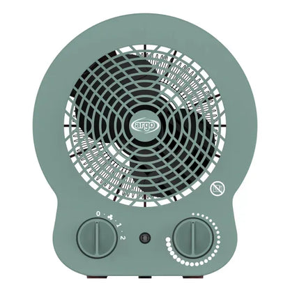 1000/2000W Fan Heater, Free-Standing, 2 Heating Levels Eco/Comfort, Argo DORI NIGHT