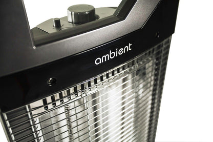 1050W, tower heater, carbon fibre element, grey, Argo AMBIENT