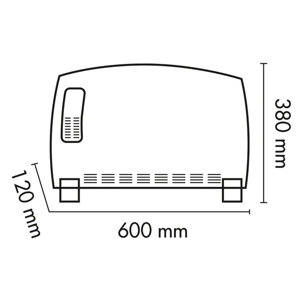 750-2000W, floor, fan heater, eco-comfort-turbo mode, 24 timer, Argo